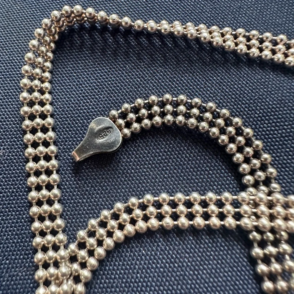 925 Popcorn Necklace - Picture 3 of 3